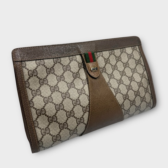 Gucci Ophidia Supreme GG Monogram Accessory Collection Clutch. - Picture 8 of 16